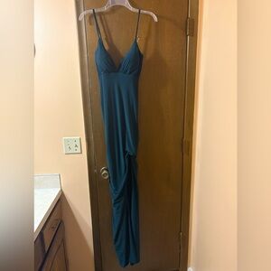 Abbi Vonn by La Femme Green Long Gown